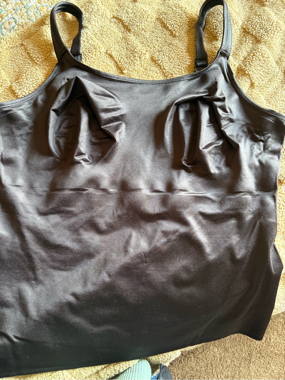 Ruby Ribbon Black Cami